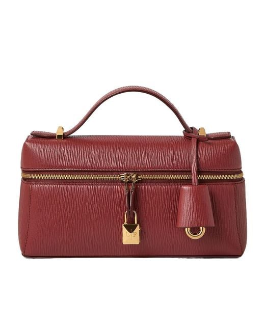 Loro Piana Red Extra Bag L23 Shoulder Bag