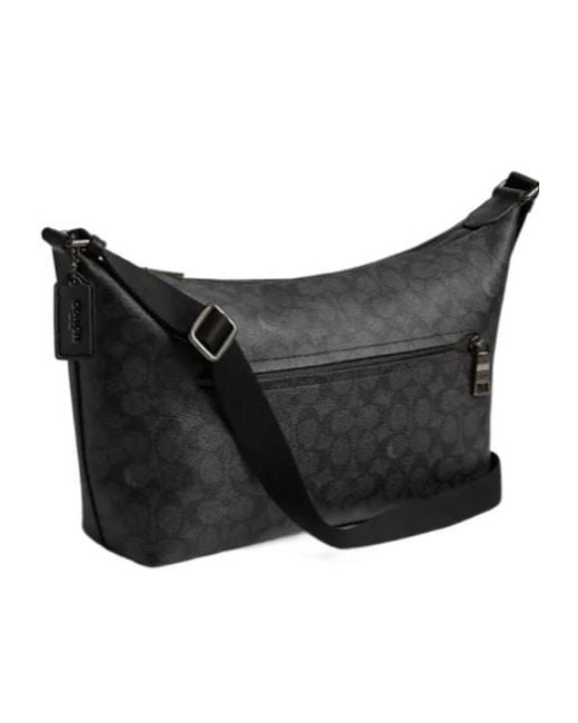 COACH Black Finn Crossbody Bag for men