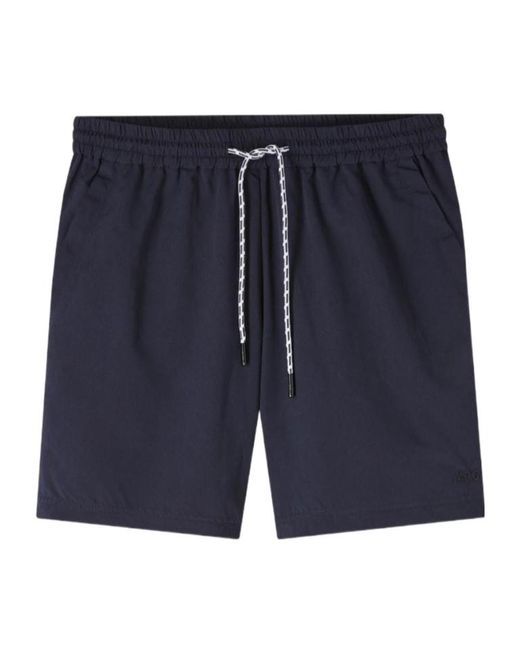 A.P.C. Blue Bobby Swim Shorts for men