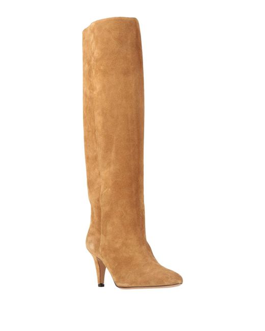 Isabel Marant Brown Minimalist Suede Pointed-Toe High Heels