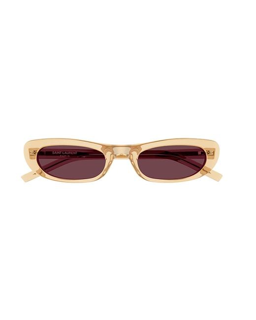 Saint Laurent White Full Frame Sunglasses
