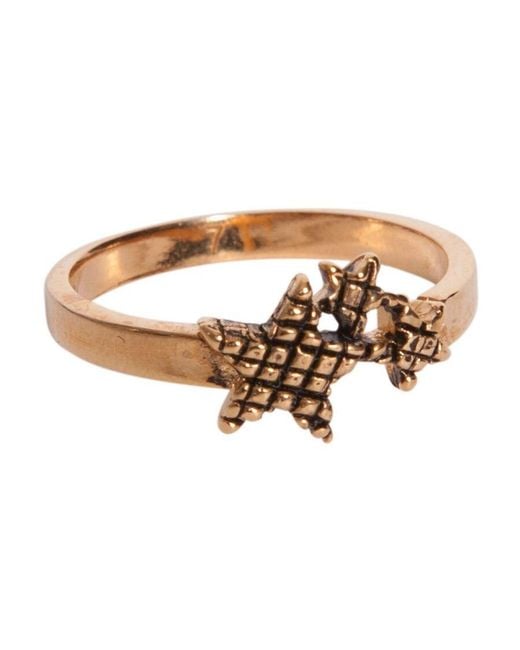 Saint Laurent Metallic Ring Set