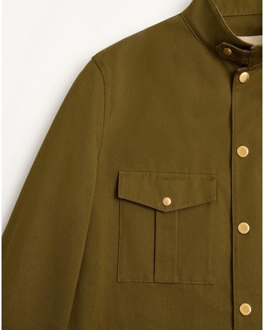 Valentino Green Long-Sleeved Casual Jacket for men