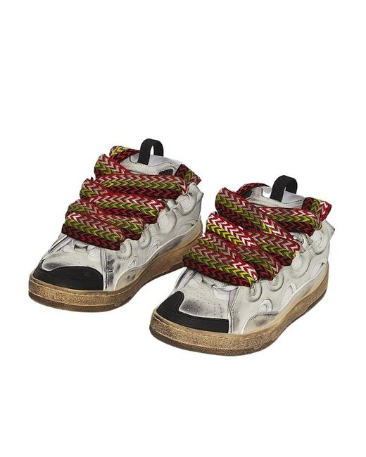 Lanvin Natural Curb Sneakers for men