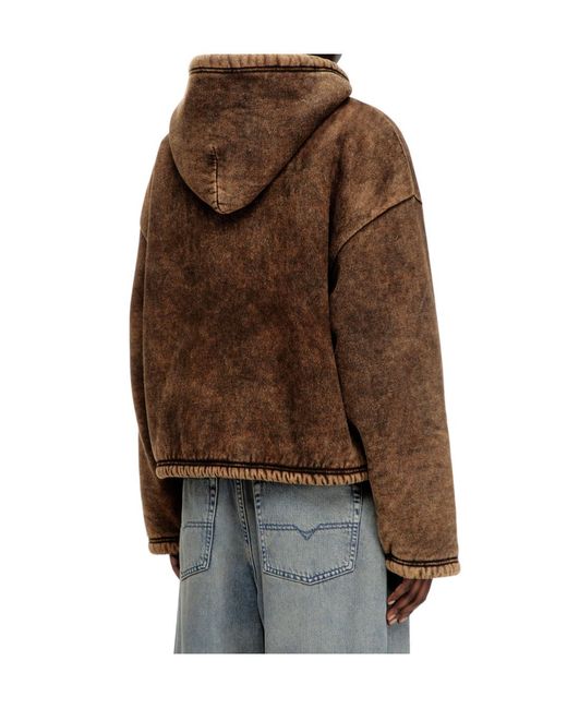DIESEL Brown F-Ella Zip Jacket