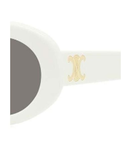 Céline White Triomphe 01 Sunglasses