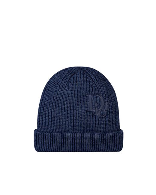 Dior Blue Wool Knitted Hat