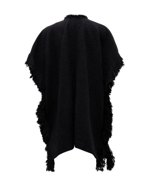 Isabel Marant Black Fringed Buckled Sleeveless Jacket