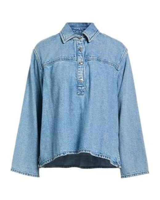 Rag & Bone Blue Light-Colored Denim Shirt
