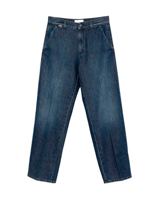 Lardini Blue Straight-Leg Jeans for men