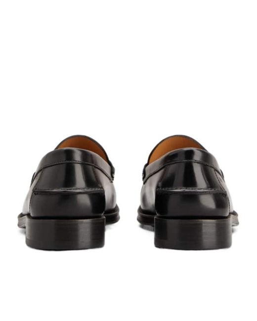 Tod's Black Gathered Detail Loafers for men