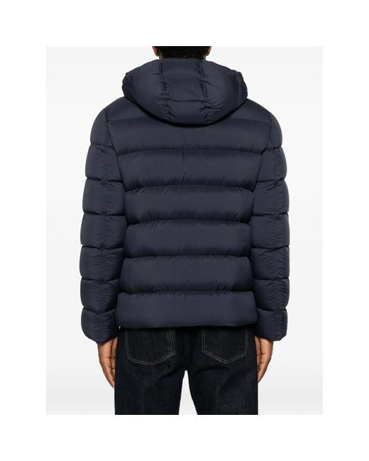Herno Blue Long-Sleeve Jacket for men