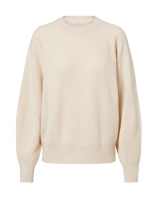 Brunello Cucinelli White Cashmere Sweater