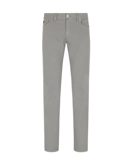 Brioni Gray Slim Fit Jeans for men