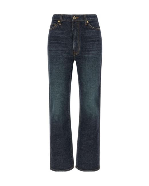 Khaite Blue Abigail Stretch Jeans