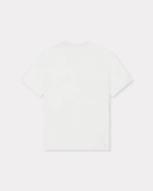 KENZO White Wild Tiger Crewneck T-Shirt for men
