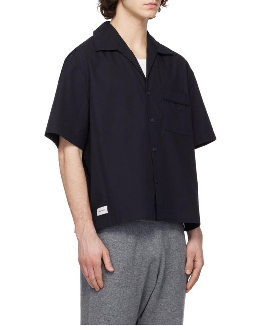 Entire studios Blue Short-Sleeve Pajama Shirt for men