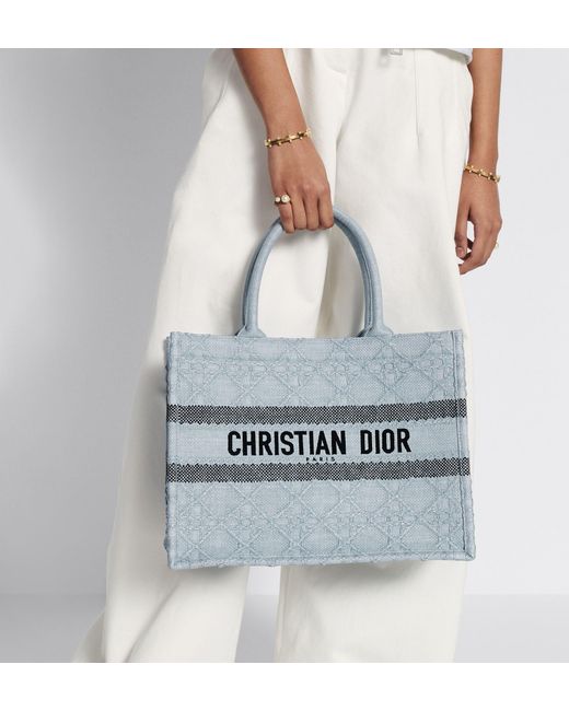 Dior Gray Medium Book Tote