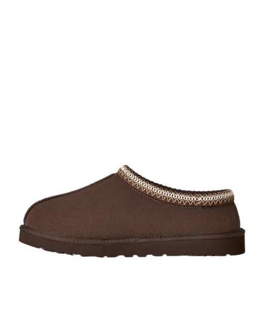 Ugg Brown Slip-On Trimmed Boots for men