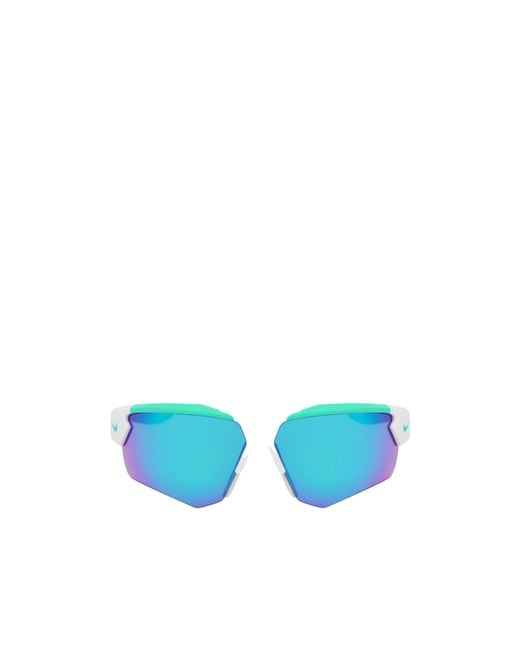 Nike Blue Half Frame Sunglasses for men