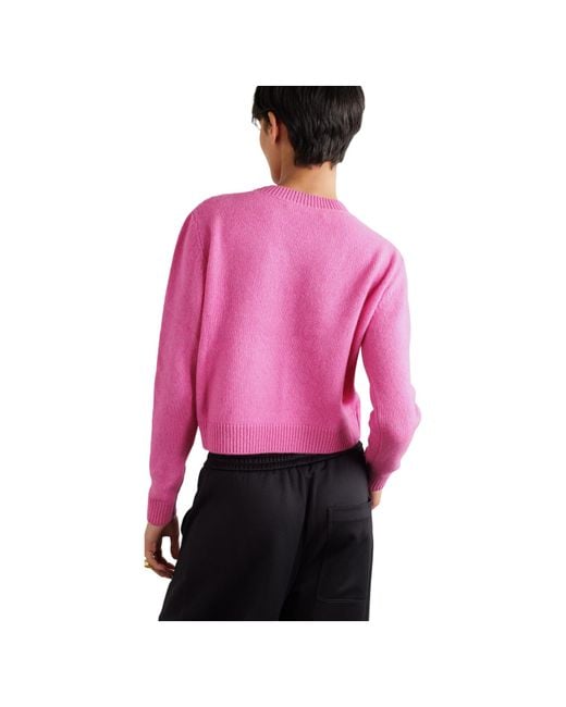 The Elder Statesman Pink Cashmere Sweater