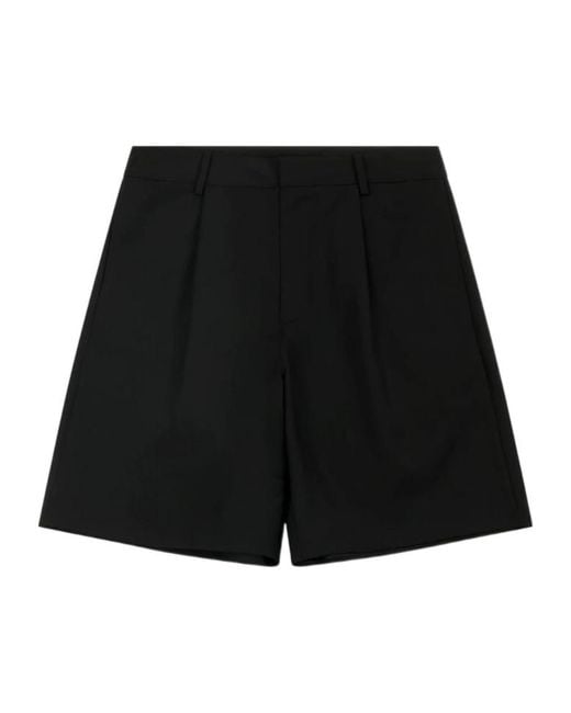 Entire studios Black Tailored Lightweight Shorts for men