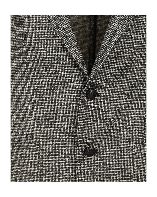 Tagliatore Gray Textured Two-Button Blazer for men