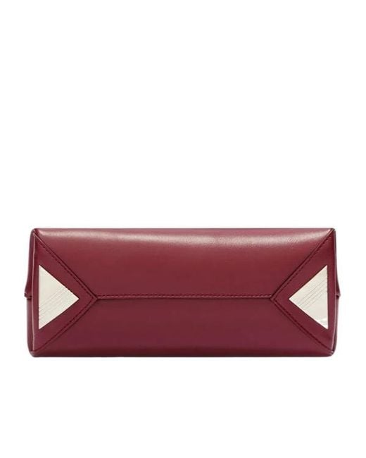 The Attico Red The Day Off Small Clutch Bag