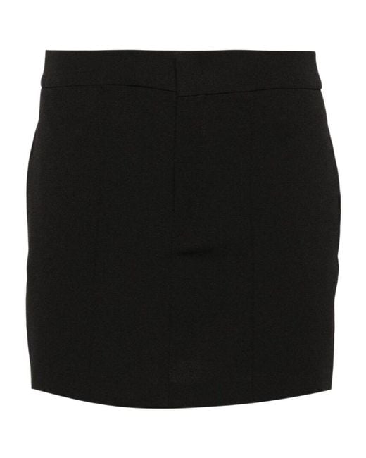 Isabel Marant Black Licoma High Waist Crepe Mini Skirt