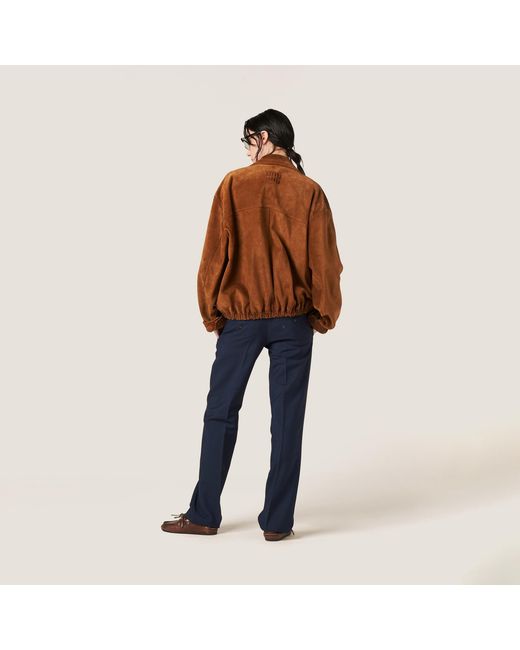 Miu Miu Brown Suede Jacket