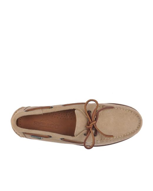 Sebago Brown Ranger Suede Flat Shoes