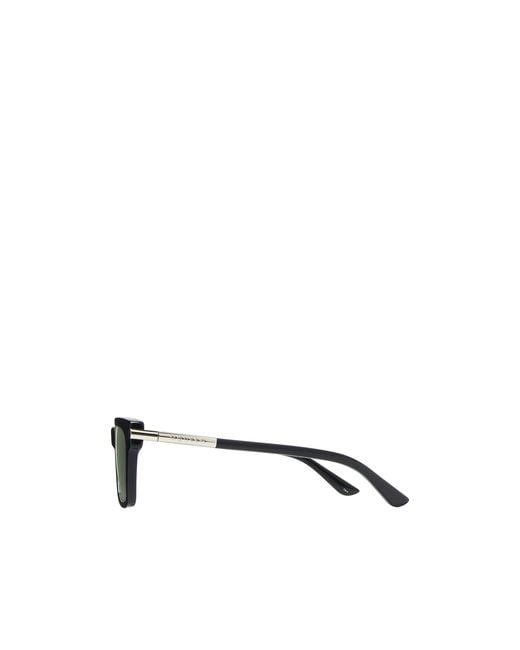 McQueen Multicolor Eyewear T-Bar Icon Square Frame Sunglasses for men