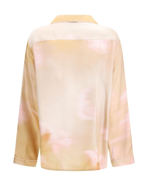Fabiana Filippi Natural Printed Twill Shirt