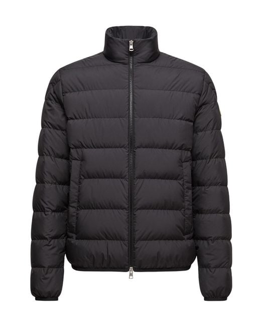 Moncler Black Baudinet Stand-Collar Puffer Jacket for men
