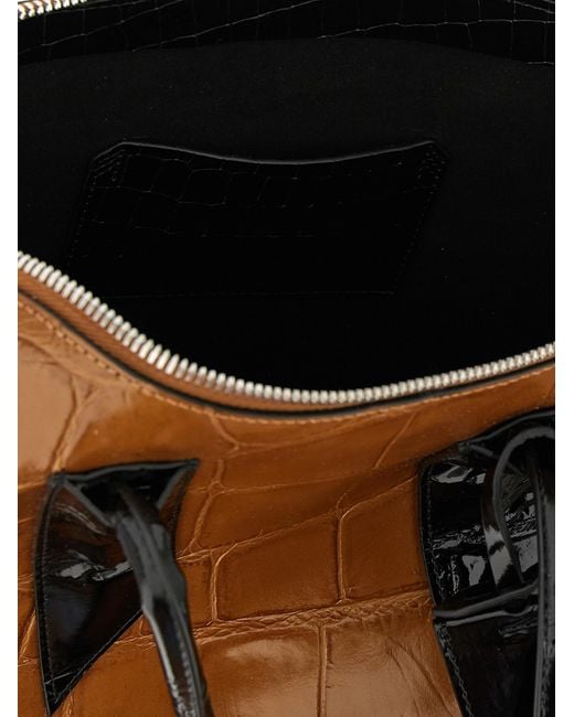 The Attico Brown The La Sant Ambroeus Tote Bag