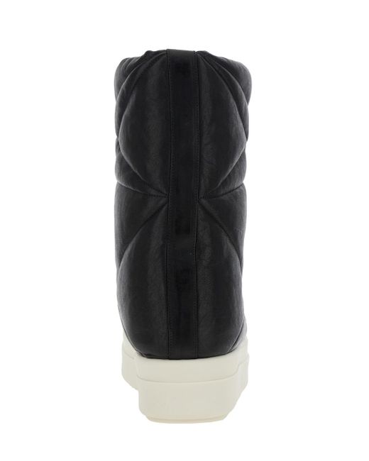 Rick Owens Black Mega Bumper Lunar Boots for men