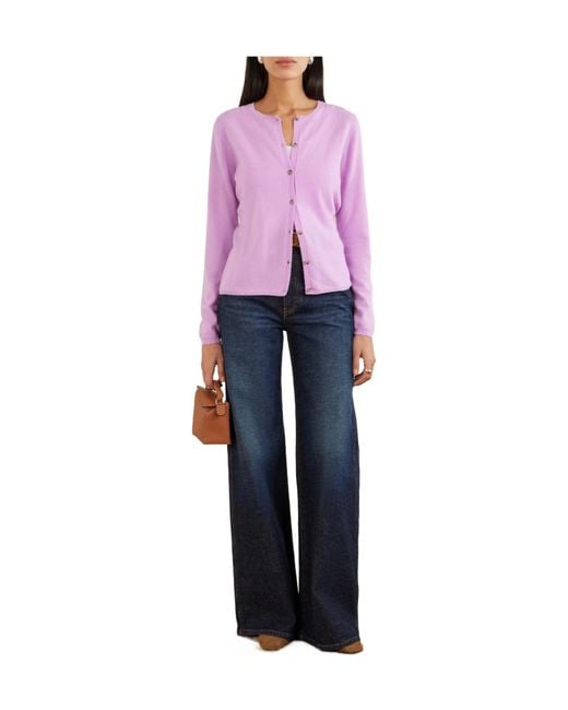 Allude Pink Cashmere Cardigan