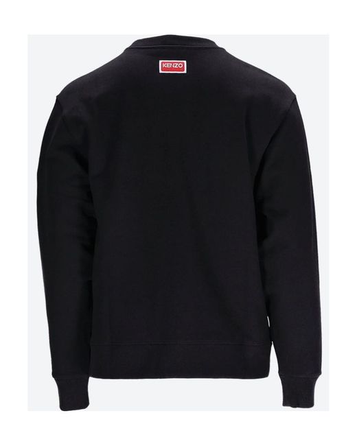 KENZO Blue Boke Flower Crewneck Sweatshirt for men