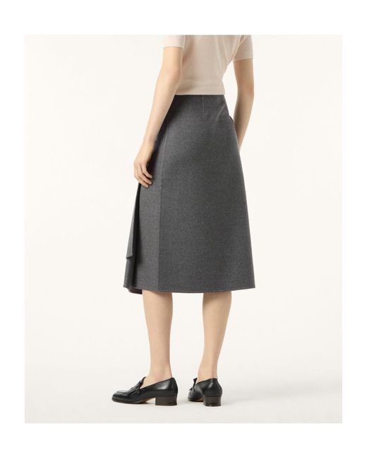 Loro Piana Gray Hazel Skirt