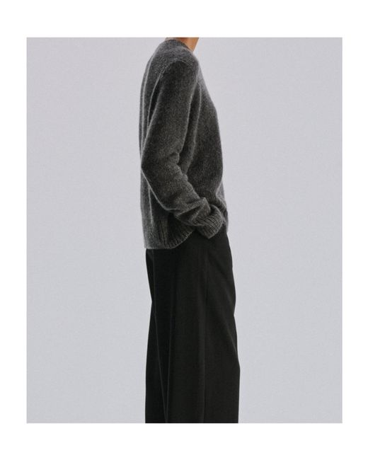 The Row Gray Long-Sleeved Sweater