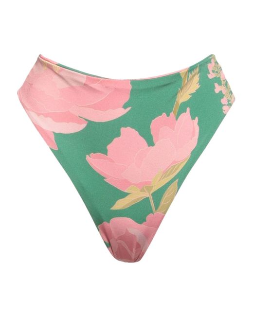 Farm Rio Green High-Waisted Bikinis