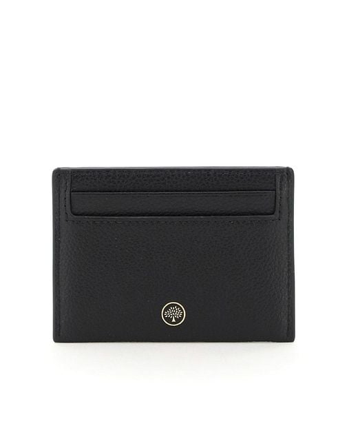 Mulberry Black Logo Embossed Cardholder