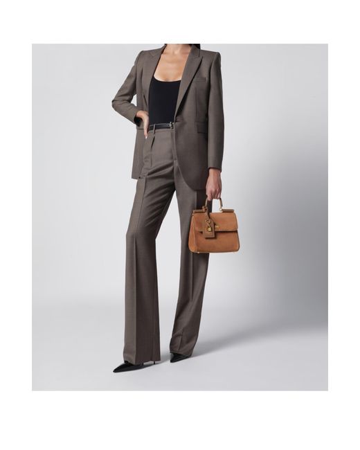 Dolce & Gabbana Brown Small My Sicily Handbag