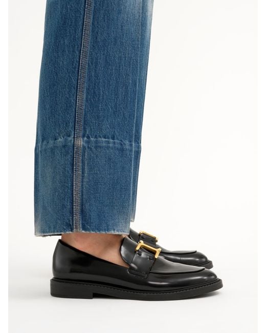 Chloé Black Chloé Marcie Slip-On Loafers