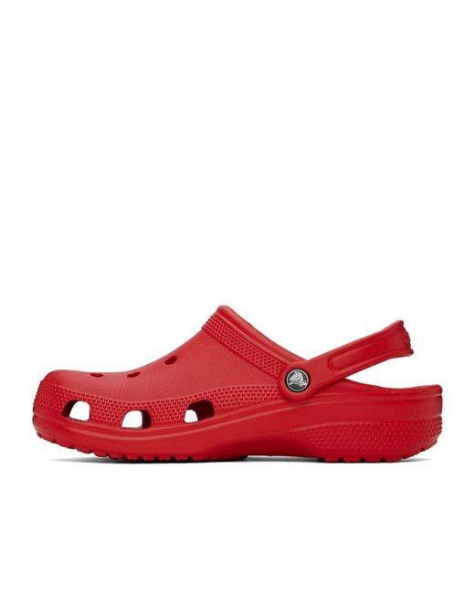 CROCSTM Red Logo Embossed Sandals for men