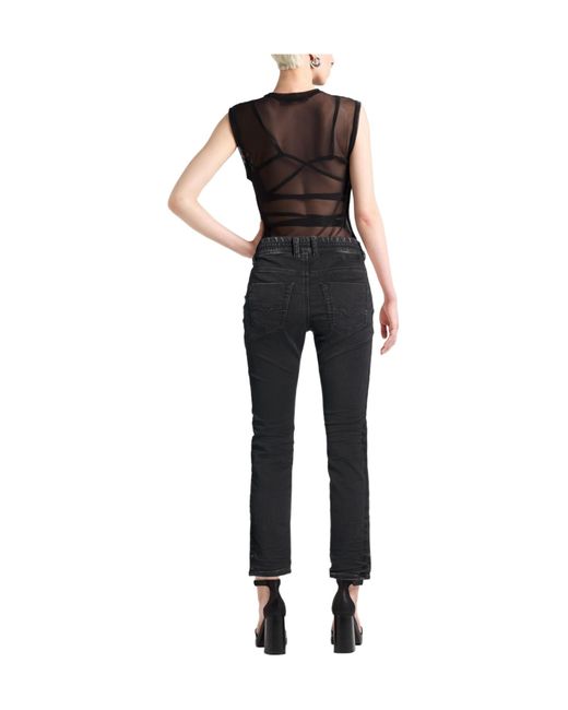 DIESEL Black Elastic Jeans