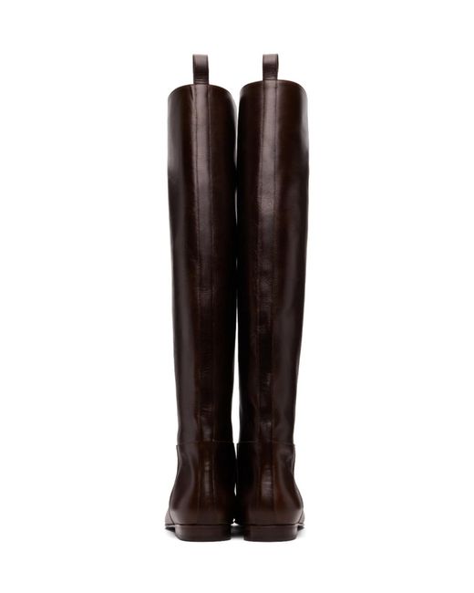 Khaite Brown Colt Over-The-Knee Boots