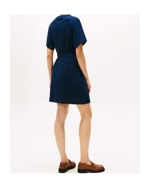 Tommy Hilfiger Blue Short Sleeve Dress