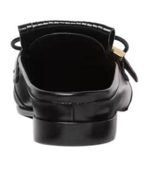 Fendi Black O'Lock Fringed Mules