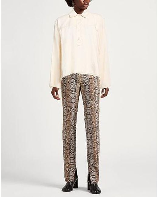 Rag & Bone White Solid-Colored Denim Shirt